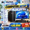 NEW I5 8TH COMPUTER DESKTOP SETUP | PERFECT FOR OFFICE, STUDY & HOME | FREE 5 GIFTS