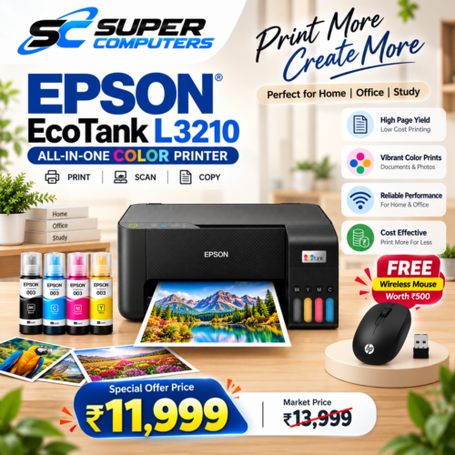 Epson EcoTank L3210  All-in-One Color Printer