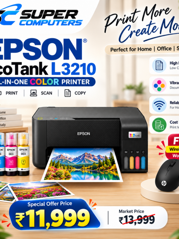 Epson EcoTank L3210  All-in-One Color Printer