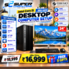 NEW I5 3RD COMPUTER SETUP | 24" BEZEL LESS 100HZ MONITOR | 3 YEAR WARRANTY