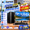 NEW I5 6TH COMPUTER SETUP | 24" BEZEL LESS 100HZ MONITOR | 3 YEAR WARRANTY