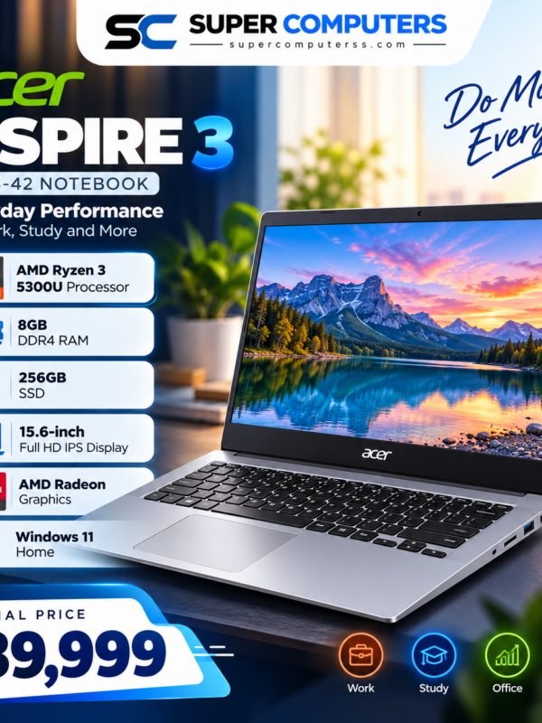 Acer Aspire 3 A325-42, AMD Ryzen 3-5300U | Premium Thin and Light Laptop