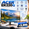 Acer EK220Q 21.5 Inch (54.61 cm) Full HD (1920x1080) Pixels LCD Monitor