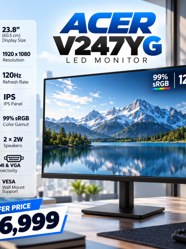 Acer V247Y G 24-Inch FHD 120Hz IPS Panel Monitor