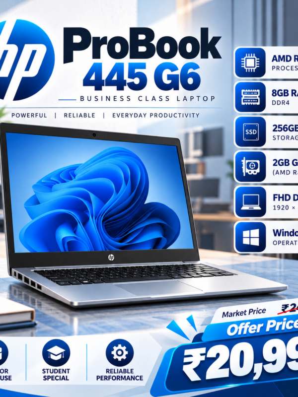 HP PROBOOK 445 G6 – CERTIFIED REFURBISHED LAPTOP