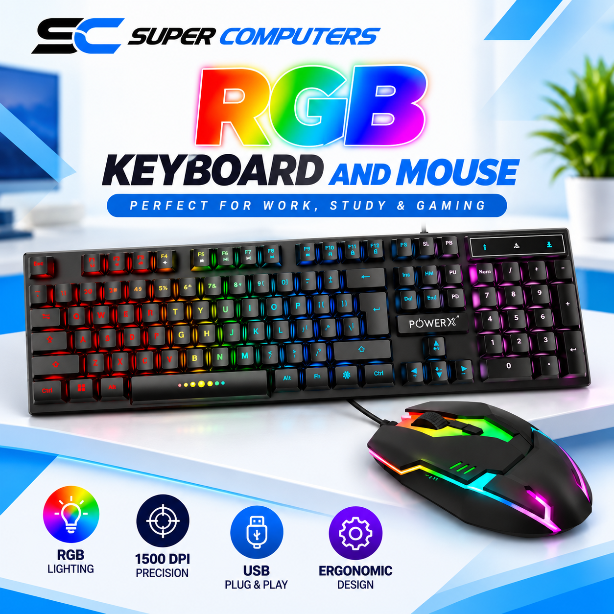 HIGH PERFORMANCE RGB COMPUTER SETUP | I5 4TH WITH 4GB DEDICATED GRAPHICS CARD