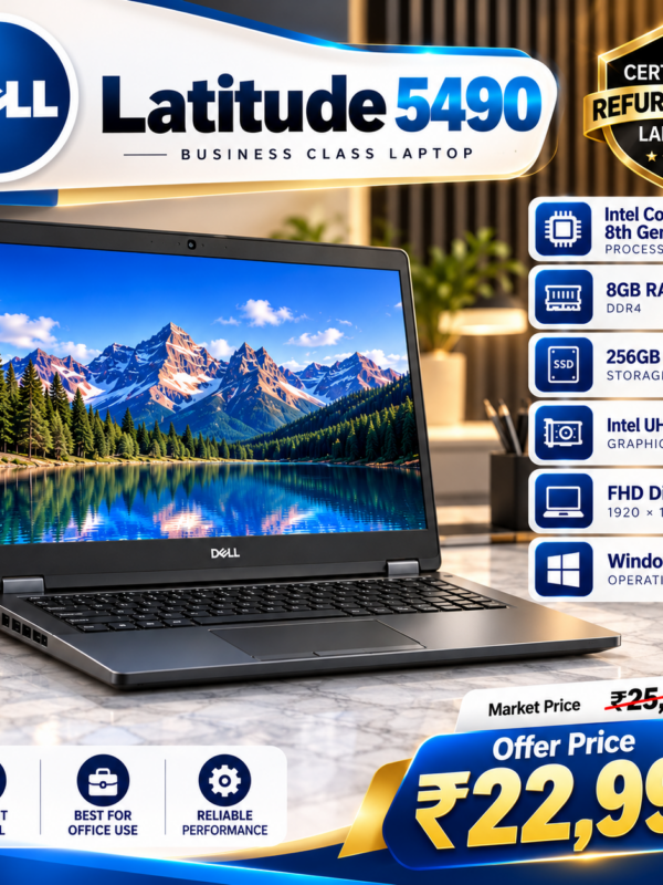 DELL LATITUDE 5490 – CERTIFIED REFURBISHED LAPTOP