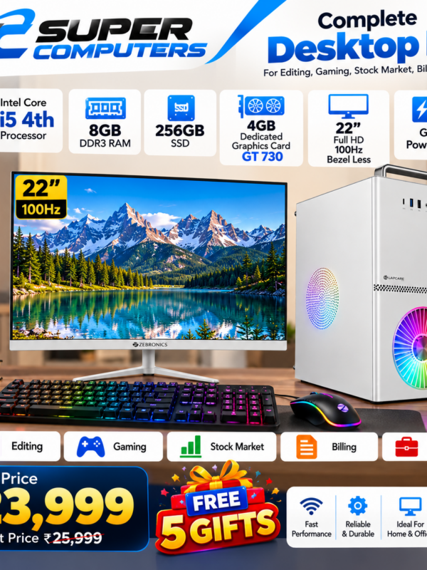 HIGH PERFORMANCE RGB COMPUTER SETUP | I5 4TH WITH 4GB DEDICATED GRAPHICS CARD
