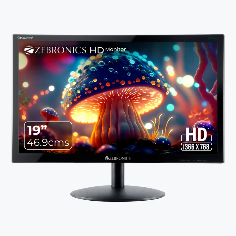 ZEBSTER ZEB-V19HD(48.2cm) LED 48.26 cm (19 inch) HD LED Monitor