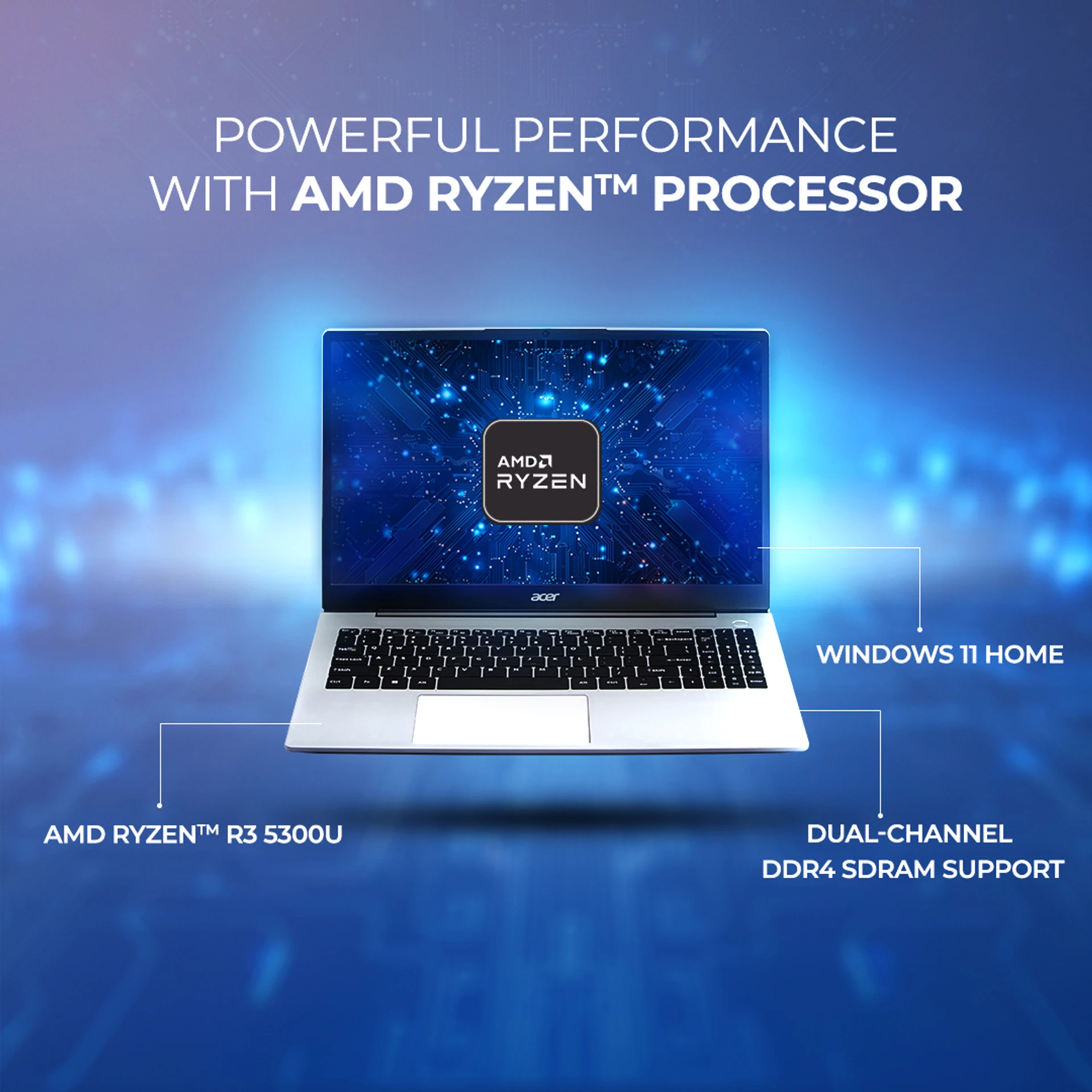 Acer Aspire 3 A325-42, AMD Ryzen 3-5300U | Premium Thin and Light Laptop
