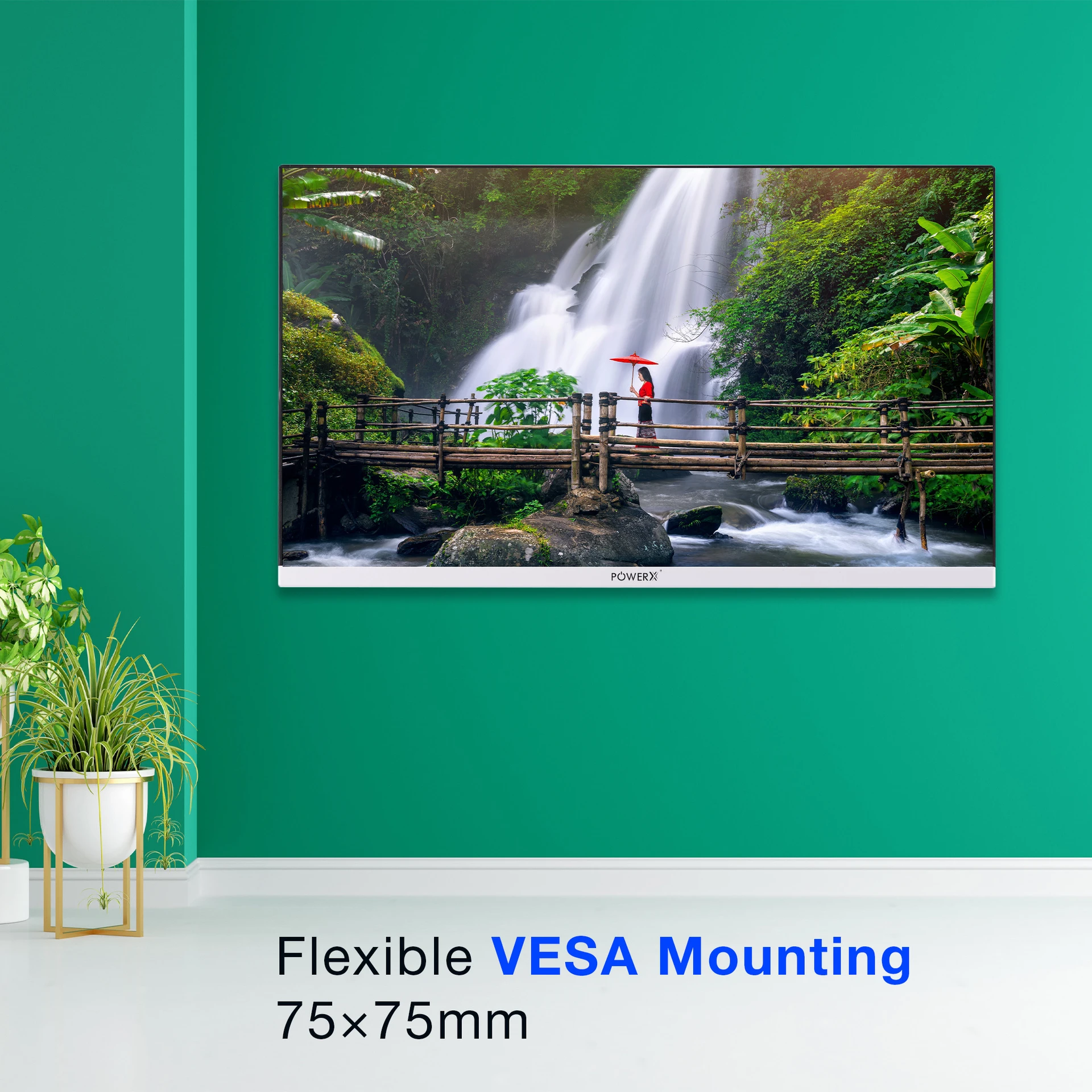 POWERX 54.61 cm (22 inch) Full HD LED Backlit IPS Panel Monitor